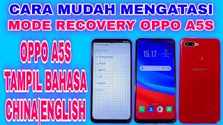 HOW TO OVERCOME HP OPPO A5S DISPLAY CHINESE ENGLISH || SELECT LANGUAGE || RECOVERY MODE