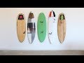 How to mount your surfboard on a wall vertically