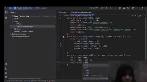Tugas 2 Praktikum Struktur Data (MSIM4202) Part 1 tentang MergeSort - Universitas Terbuka (UT)