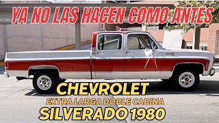 La Camioneta MÁS RARA y larga que vas a ver hoy | Chevrolet Silverado Doble Cabina Extra Larga 1980