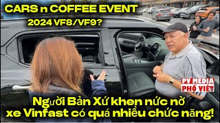 cars n coffee event| vf8 owner sharing? |chủ xe vf8 khen nhiều chức năng, nói gì về vf9? (part 1of2)