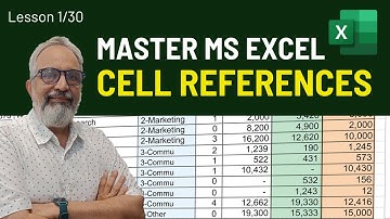 Excel Basics: Understanding Cell References | Beginner