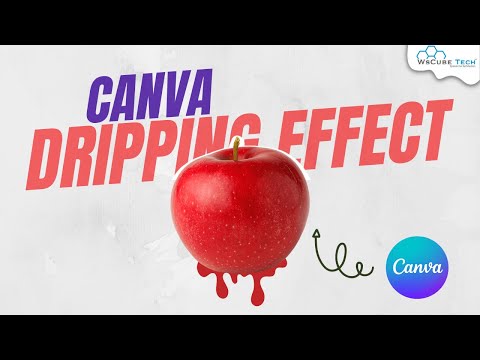 How to Create Drip Effect with Canva - Design with Canva