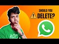 Should You Really Delete WhatsApp? 🤔 Everything Explained ✅