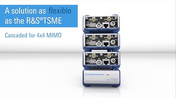 R&S®TSMx Drive and walk test scanner