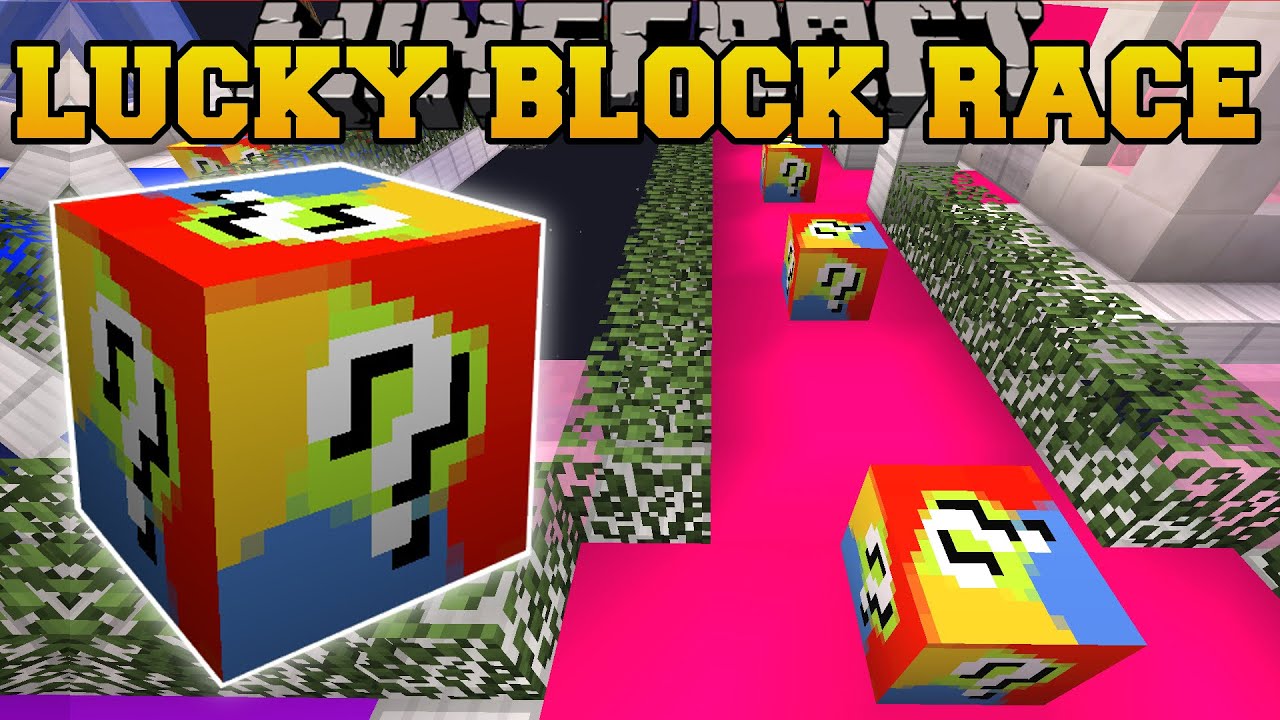 Minecraft Future World Lucky Block Race Lucky Block Mod Modded