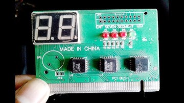 How to check/repair motherboard using diagnostic card (Trying To Make)