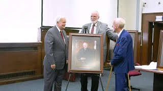 Retired Raleigh County Judges Burnside, Hutchison, Kirkpatrick honored with portraits