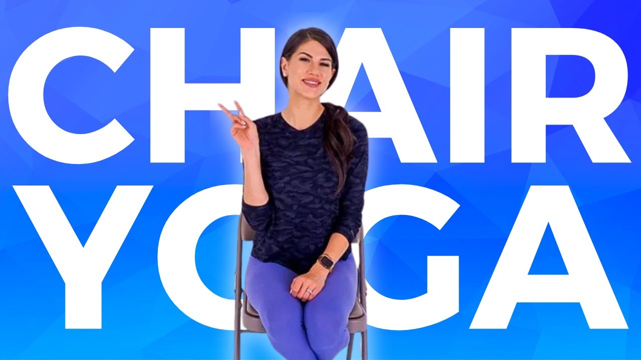 20 minute CHAIR Yoga for Beginners, Seniors & Desk Workers