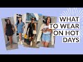 ✨☀️WHAT TO WEAR ON HOT DAYS (CHAFING FRIENDLY) MIDSIZE PERSONAL SHOPPER