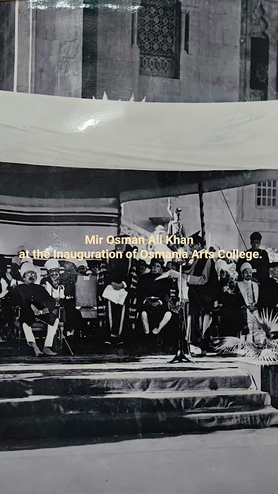 Mir Osman Ali khan, the last Nizam of Hyderabad #nizam  # Osmania University #telanganatoday