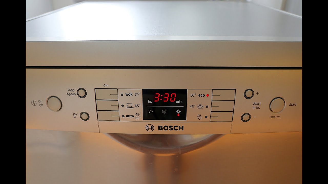 bosch silver inox dishwasher