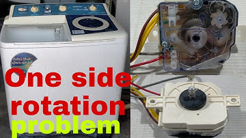 washing machine one side rotation problem II pulsator one side rotation in Urdu/ Hindi