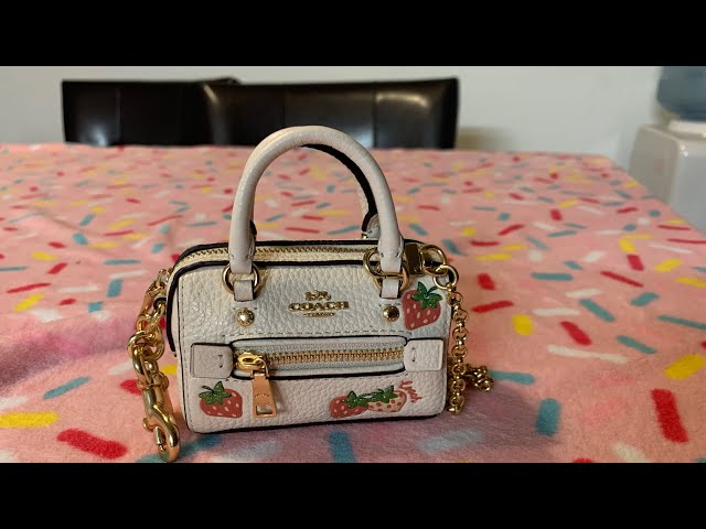 Coach Mini Rowan Satchel Bag Charm