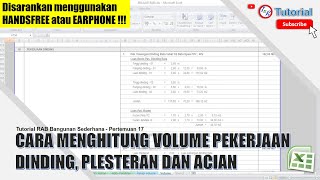 17. How to calculate the volume of wall work 17. How to calculate the volume of wall work