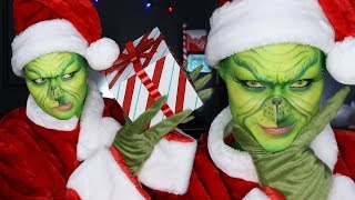 FEMALE GRINCH Makeup Tutorial 