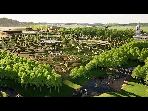Виртуальная реконструкция ландшафтного парка усадьбы Бобринских в Богородицке