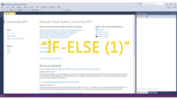 C# Console Kontrol Deyimleri İf-Else (1)