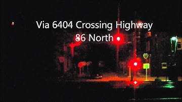 New Via Rail Engine (F40PH) & First Class Passenger Cars with interior Lighting. 12/27/2011