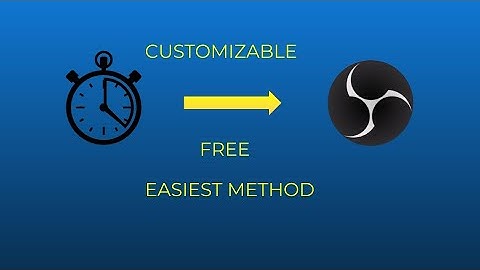 How to add a countdown timer to OBS for FREE! (Easiest Method) | 2020