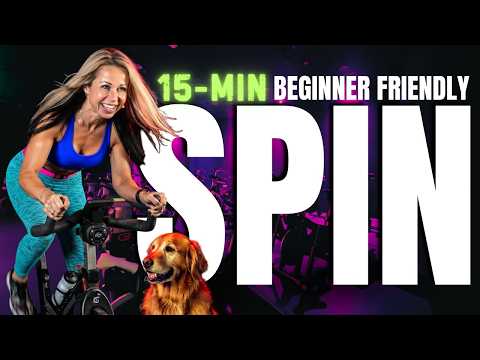 15-Min Indoor Cycling Workout | Spin Class at Home | Fat Burn HIIT Ride | Beginner Friendly
