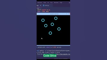 Pygame - Create game in python || Pygame python tutorial #shorts #shortvideo #python #pygame