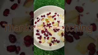 खास व्रत के लिए बनाए दही से फ्रूट डेजर्ट || Fruit curd dessert|| vrat recipe|| foodieskitchen