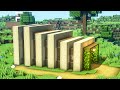 🏡Minecraft: How To Build a Small Wooden Modern House