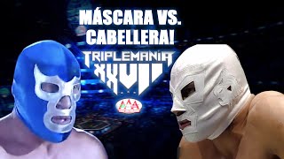 Máscara Vs Cabellera Blue Demon Jr Vs Dr Wagner Jr Triplemanía Xxvii