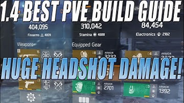 The Division - Best DPS PvE Build Guide For Patch 1.4 (In Depth)
