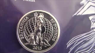 Will Silver Get To £50 An Ounce? That's the face value of this Britannia.