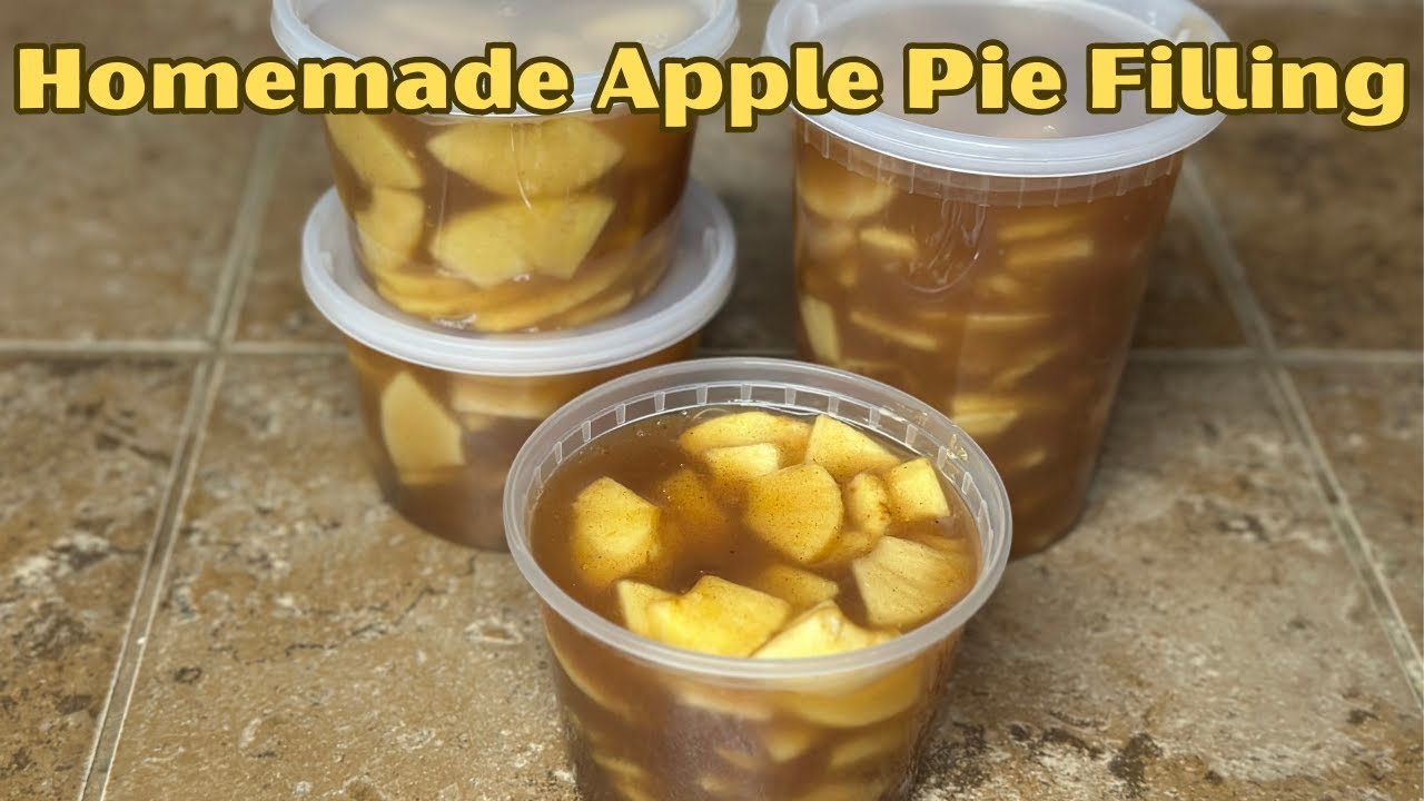 Homemade Apple Pie Filling: Better Than Store Bought! - YouTube