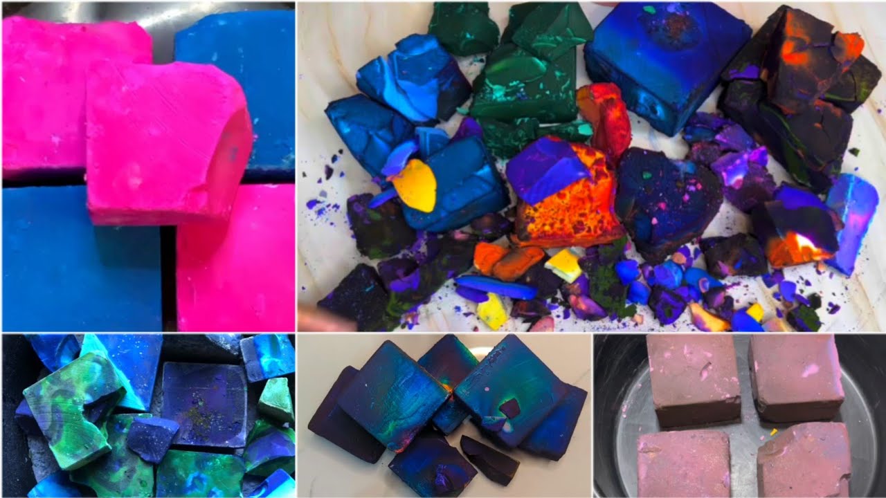 Dyed Gym Chalk Edit 😍💐 || oddly satisfying|| Dusty dyed BSN gym chalk ...