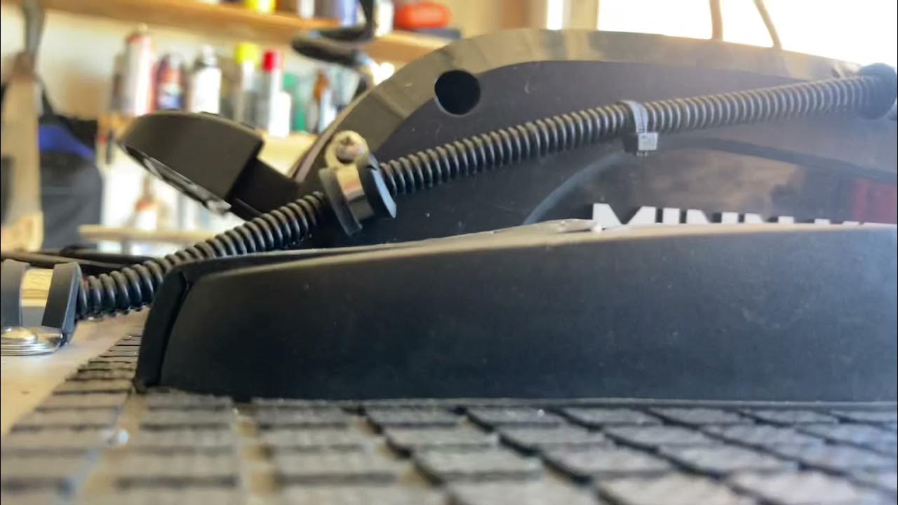 Transducer mounting to Minn Kota Terrova - YouTube