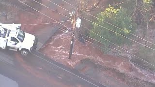 Major water main break in DeKalb County | Chopper video