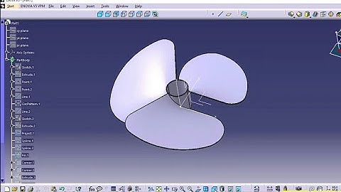 exhaust fan design in catia (surface design), catia tutorials