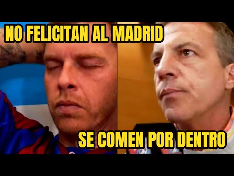 Cristobal Soria y Jota Jordi no felicitan al Madrid