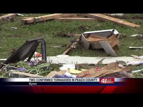 storm radar Two tornadoes confirmed, one woman injuried