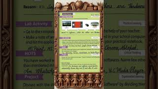 Class 3 Computer - Lesson 1: Hardware and Software | Full Lesson & Solved Notebook Exercises