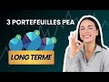 3 idées de portefeuilles ETF PEA long terme (à garder toute sa vie)