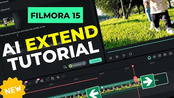 FILMORA 15 - All New AI EXTEND Tool : Generate Forward/Backward Scenes with AI