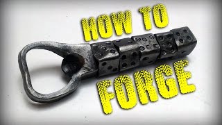 Forging a Dice Bottle Opener