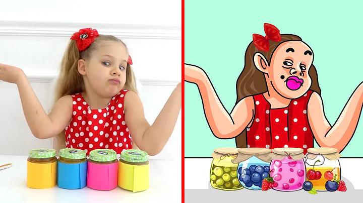 Diana and Roma Learn and play From 1 to 10 game drawing funny meme