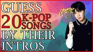 Guess 20 K-POP SONGS BY THEIR INTROS | Old and New Songs