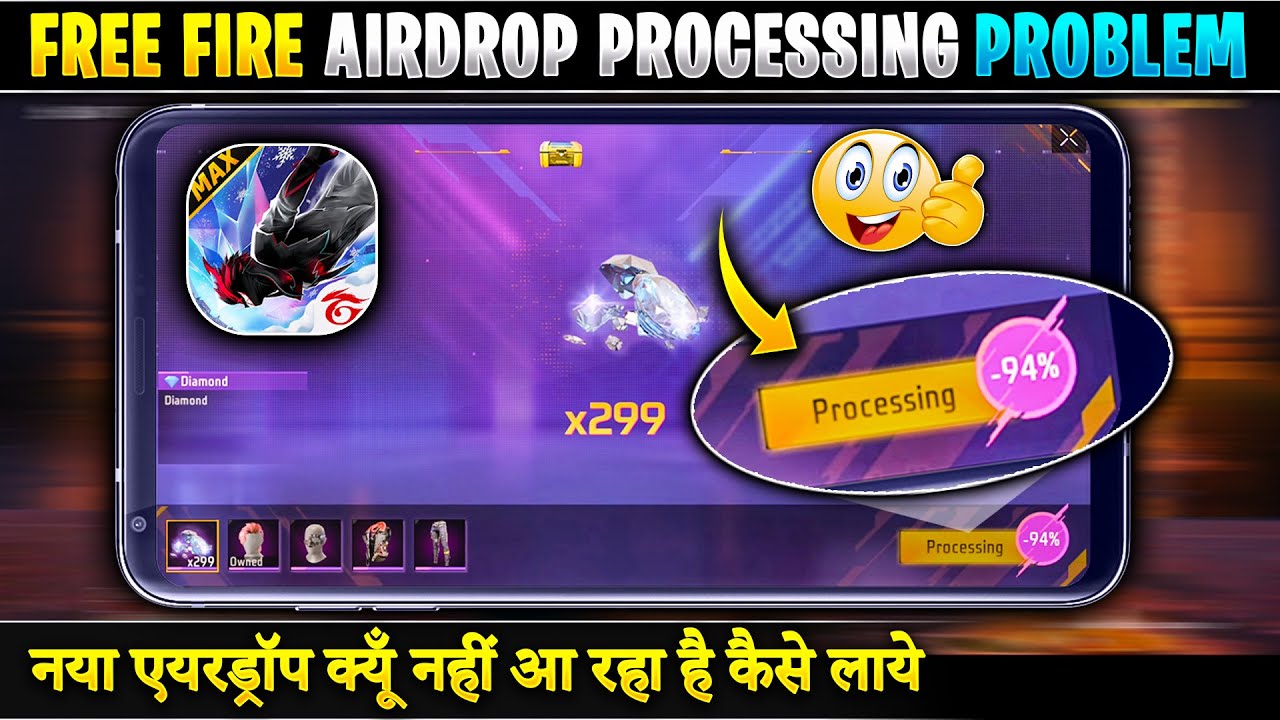 Fire Airdrop Solve Free Fire Airdrop Processing Problem | Free Fire Airdrop ...