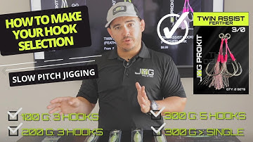 How to select the right hooks for Slow Pitch Jigging  - JYG PROFISHING