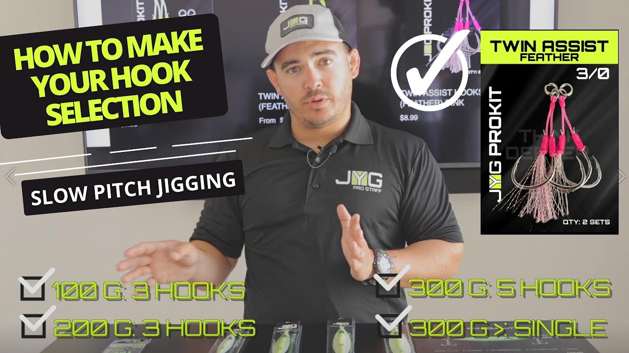 How to select the right hooks for Slow Pitch Jigging - JYG PROFISHING 