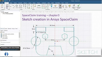 Chapter3: Sketching options in Ansys SpaceClaim Direct Modeler. Everything you need to learn.