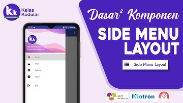 Side Menu Layout - kodular | (MIT App Inventor,Appybuilder,Thunkable)