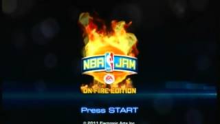 Video thumbnail of "NBA jam on fire edition! (Title music)"